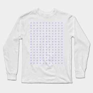 Geometric Grid Long Sleeve T-Shirt